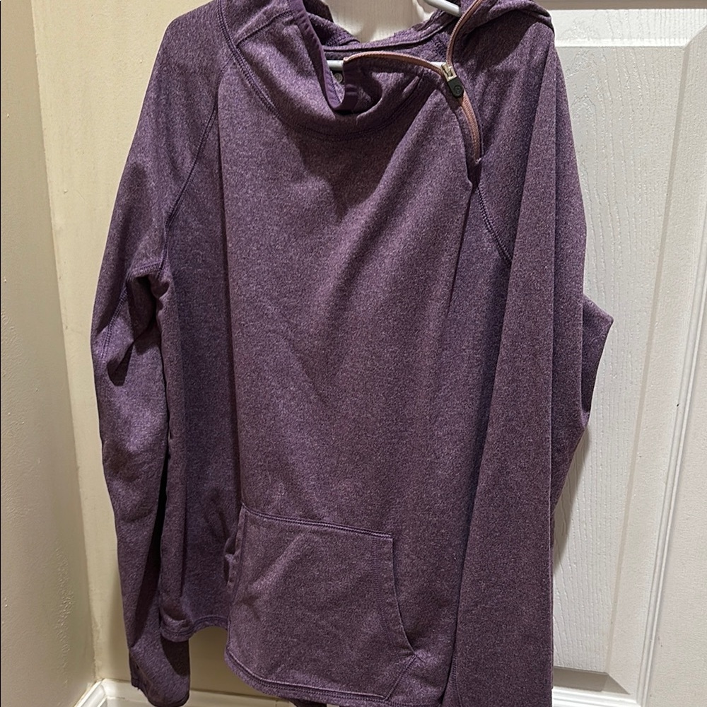 Purple Hooded Sweatshirt